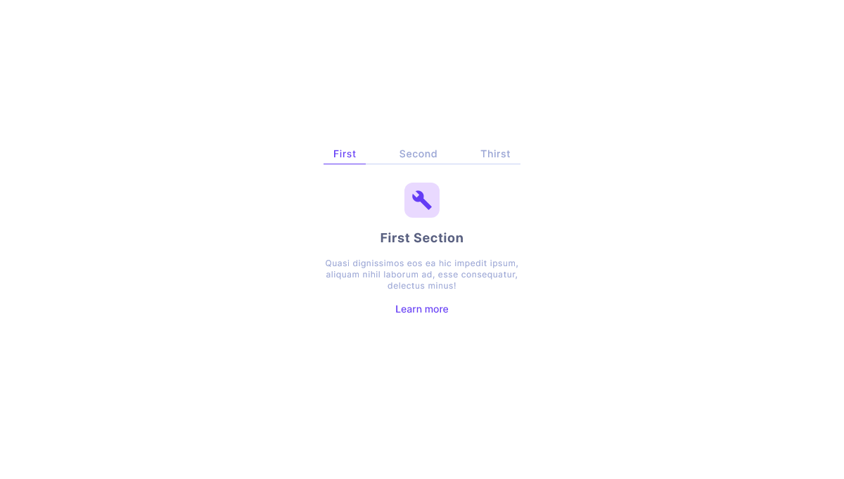 Vue Tabs - Tabs animated with Vue