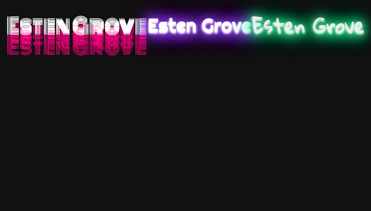 CSS Glow Effects - Neon Glow