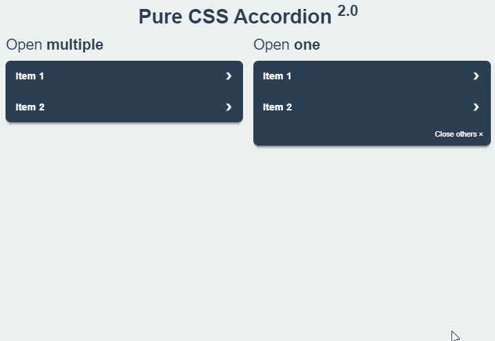 CSS Accordions - Pure CSS Accordion