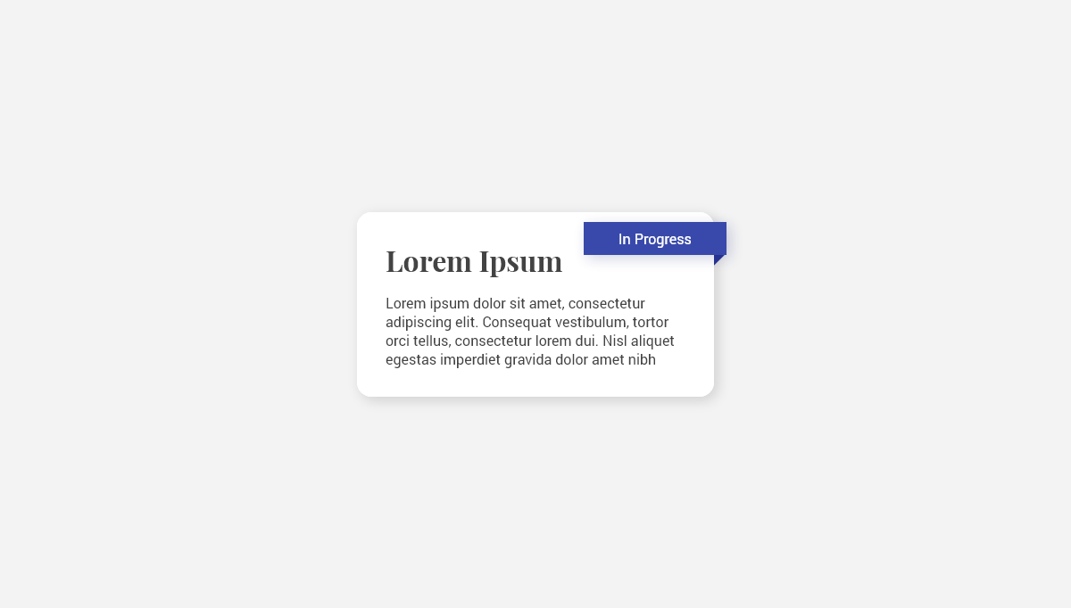 CSS Badges - Card-Ribbon | CSS