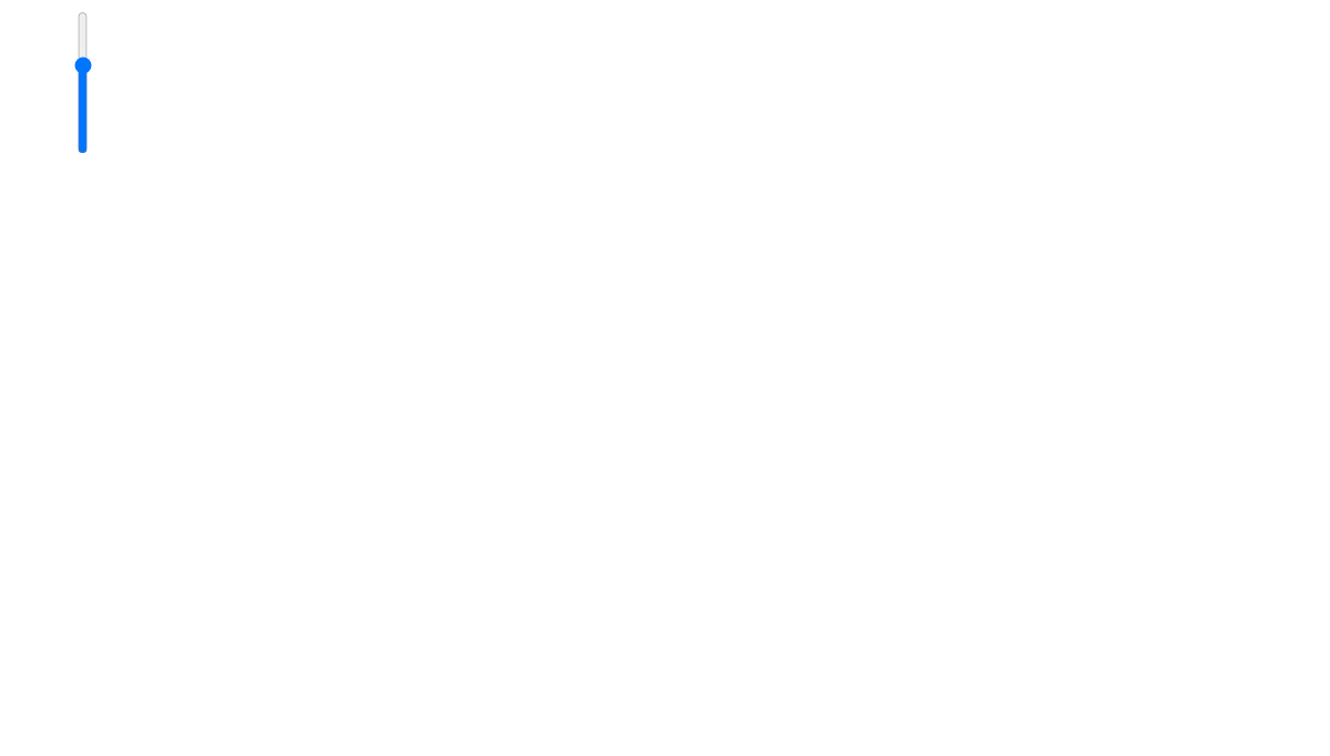 CSS Range Sliders - Vertical Range Slider