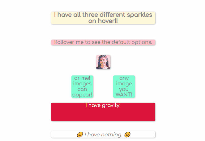 jQuery Hover Effect Plugins - Sparklehover