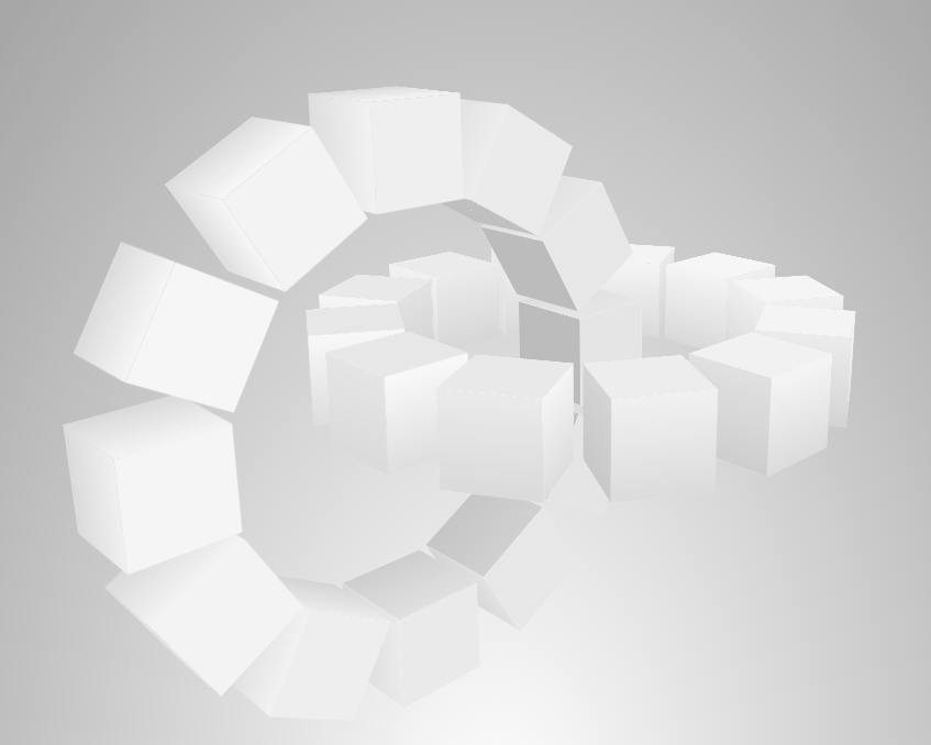 CSS Cubes - Pure CSS Shaded Cube Wheels (no Firefox)