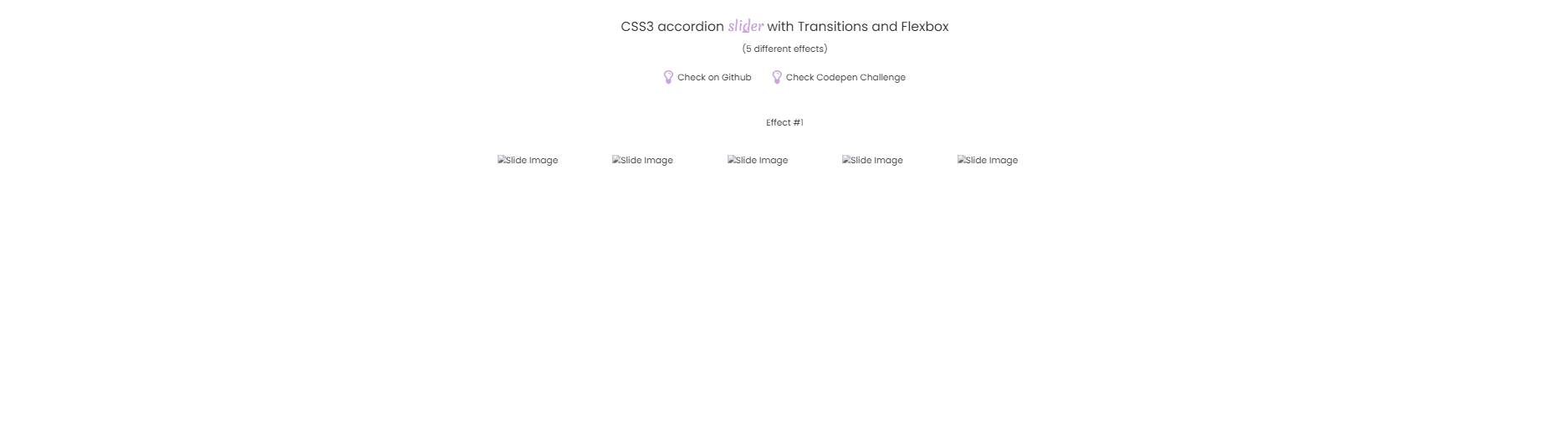 CSS Accordions - CSS3 accordion slider with Transitions and Flexbox