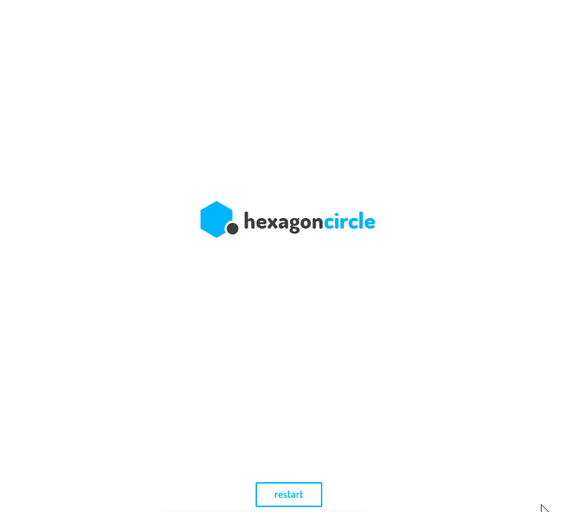 Anime JS Examples - Animated Hexagon Circle Logo