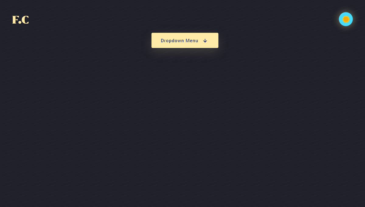 CSS Dropdown Menus - Dropdown Dark/light - Pure CSS -