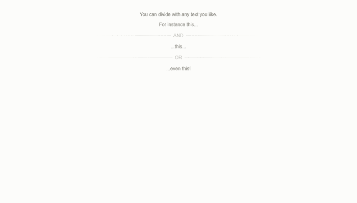 HTML <hr> with CSS - HR with centered text