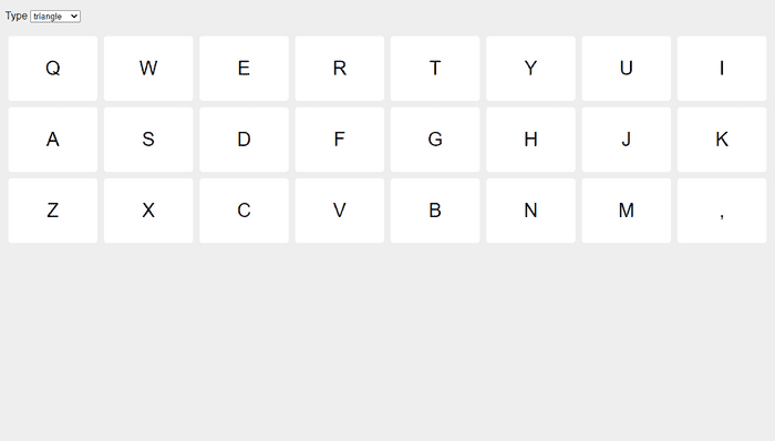 JavaScript Keyboards - Web audio keyboard