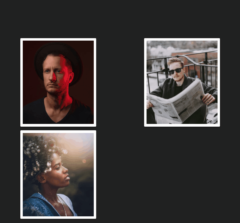 CSS Cards - Material design - card effect