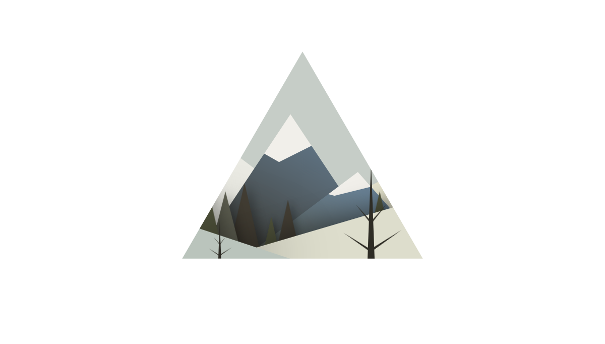 CSS Triangles - Landscape in a Triangle