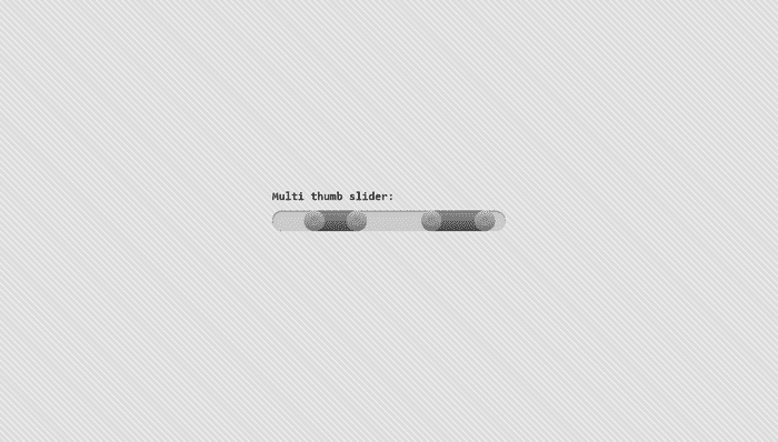 JavaScript Range Sliders - Multi Handle Slider Realistic 8