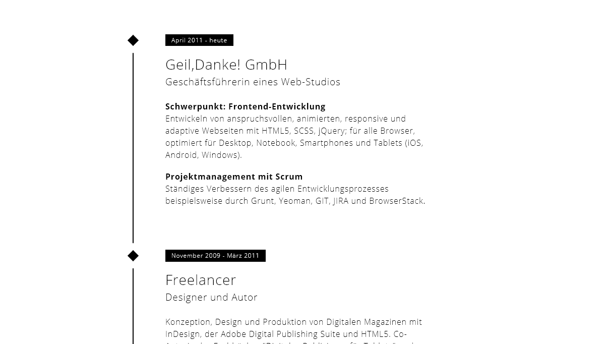 CSS Timelines - Timeline scribble