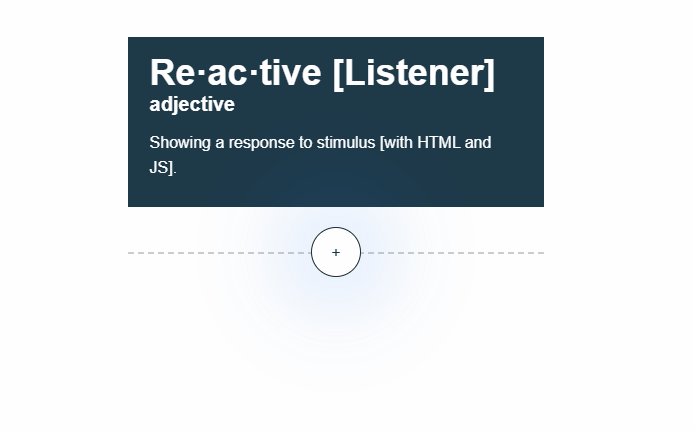 jQuery Hover Effect Plugins - Reactive Listener Playground Example