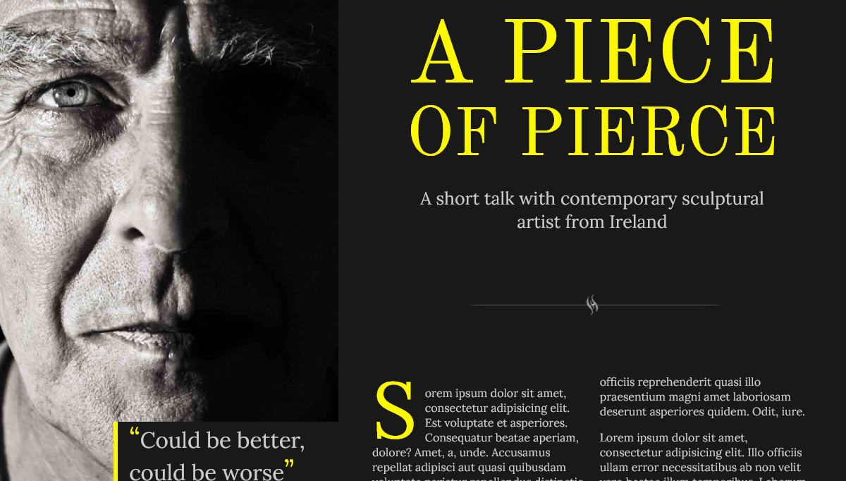 CSS Magazine Layouts - Magazine layout - A piece of Pierce