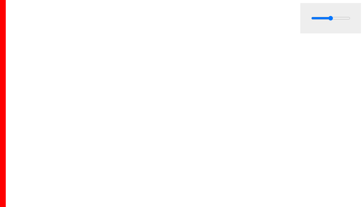 JavaScript Range Sliders - Input range exponential box sizing