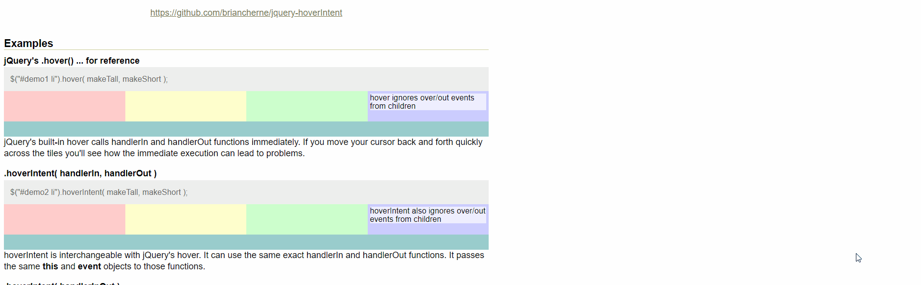 jQuery Hover Effect Plugins - Hoverintent JQuery Plugin