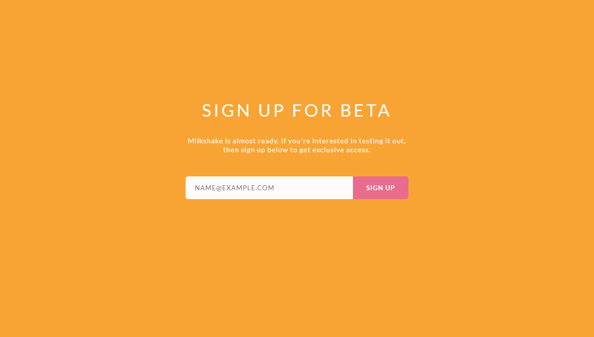 CSS Subscribe Forms - Sign Up Form