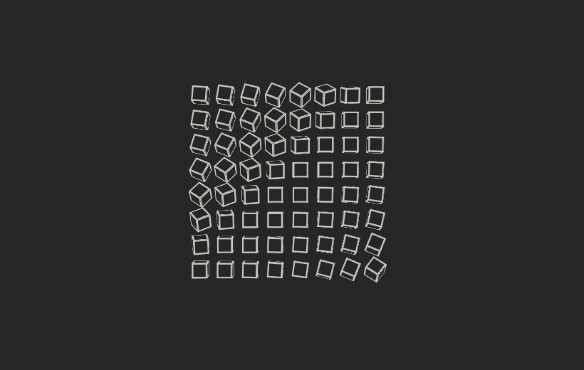 CSS Cubes - CSS Waving Cubes 2