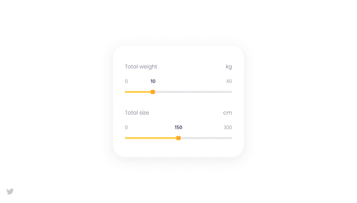JavaScript Range Sliders - Slider with fill and configurable tick marks