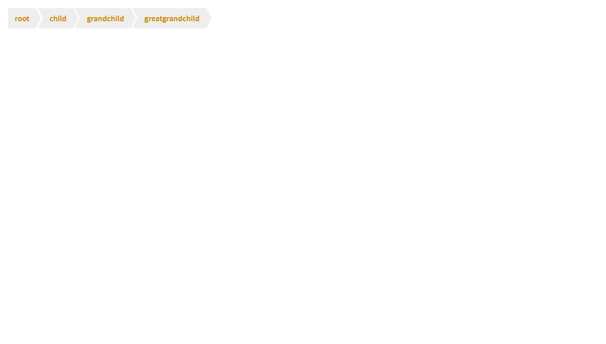 CSS Breadcrumbs - Chevron Breadcrumbs