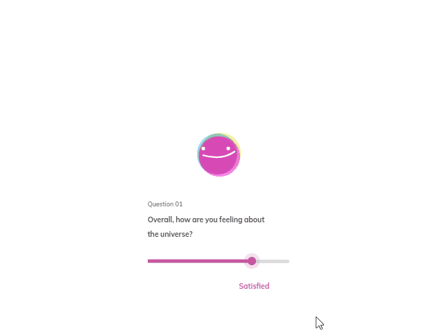 jQuery Range Sliders - Reactions Range Animation using SVG