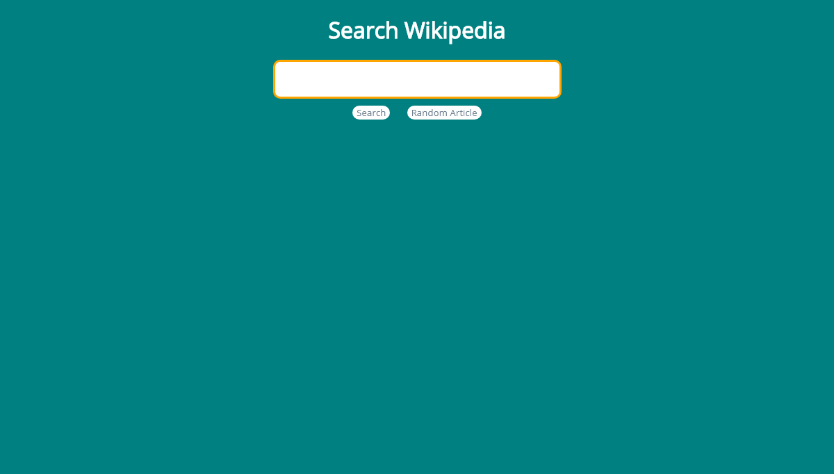 jQuery Search Boxes - Zipline: Wikipedia Viewer with autocomplete