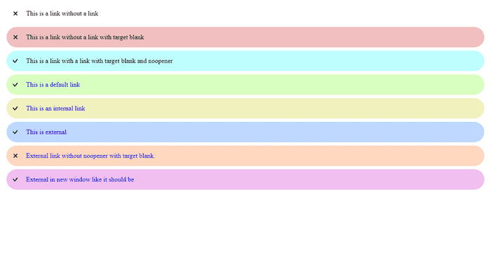 CSS Link Hover Effects - Link styling exploration without classes.