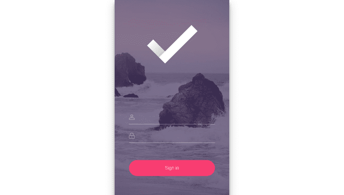 CSS Forms - Invision login - dribbble remake