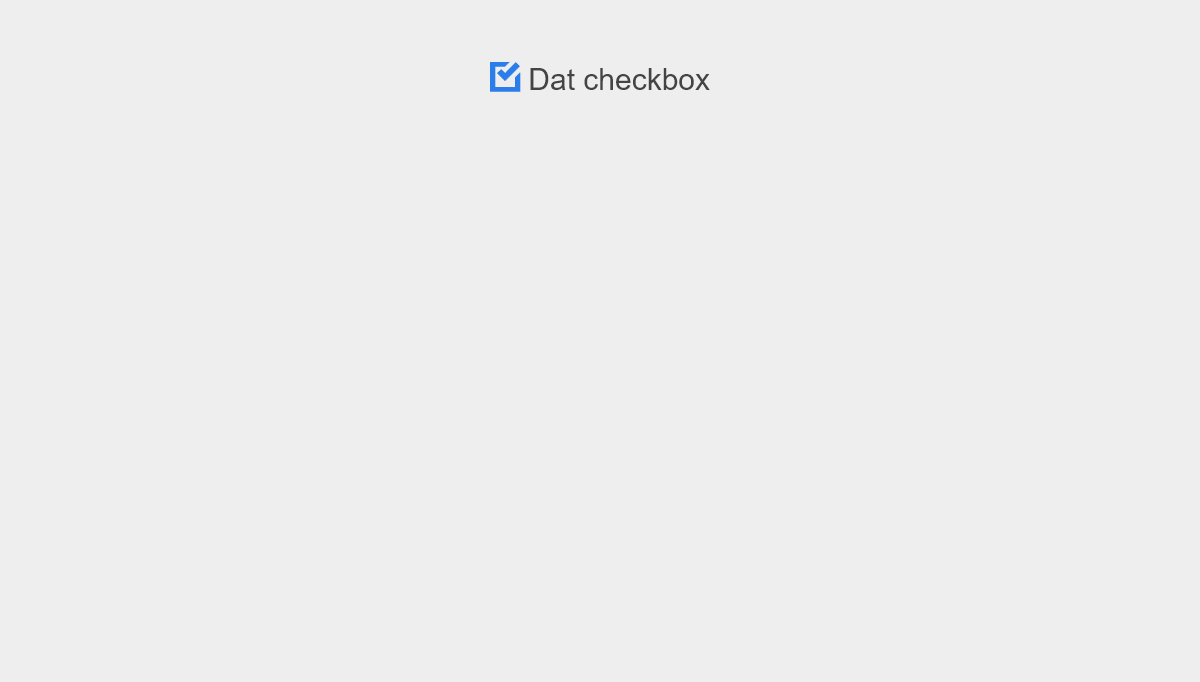 Checkboxes CSS - Custom Checkbox