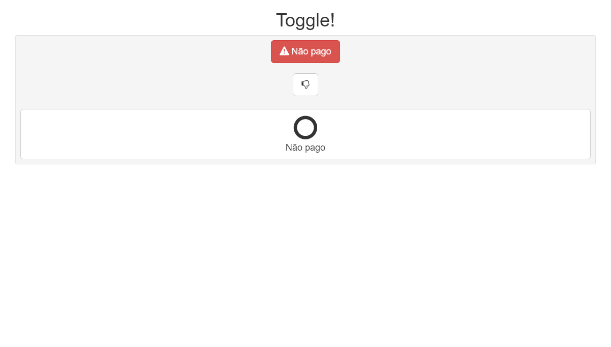 Bootstrap Buttons - Single Button Toggle