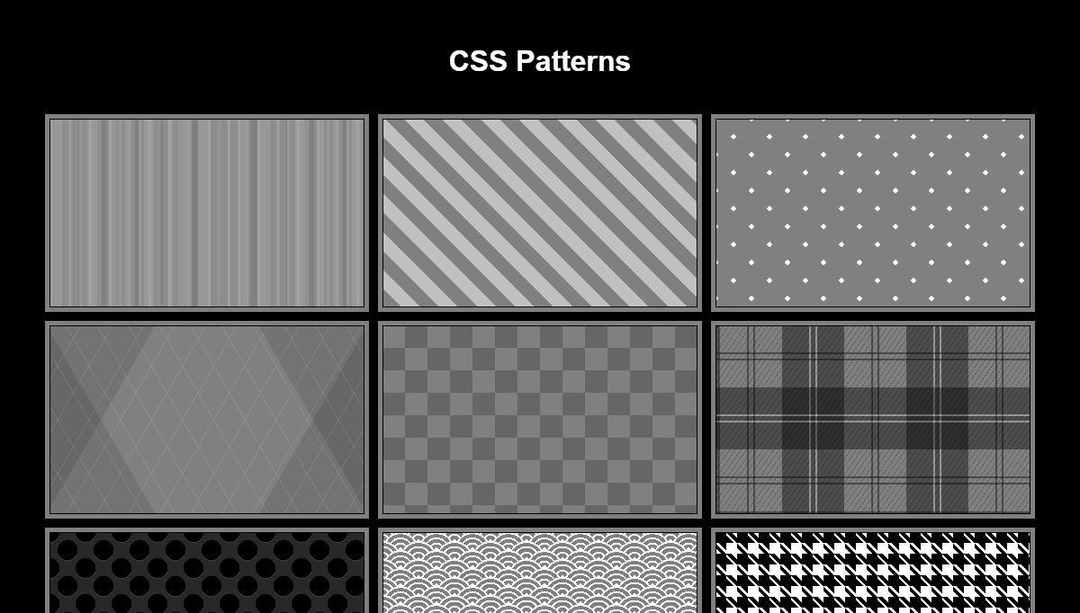 CSS Background Patterns - CSS Patterns