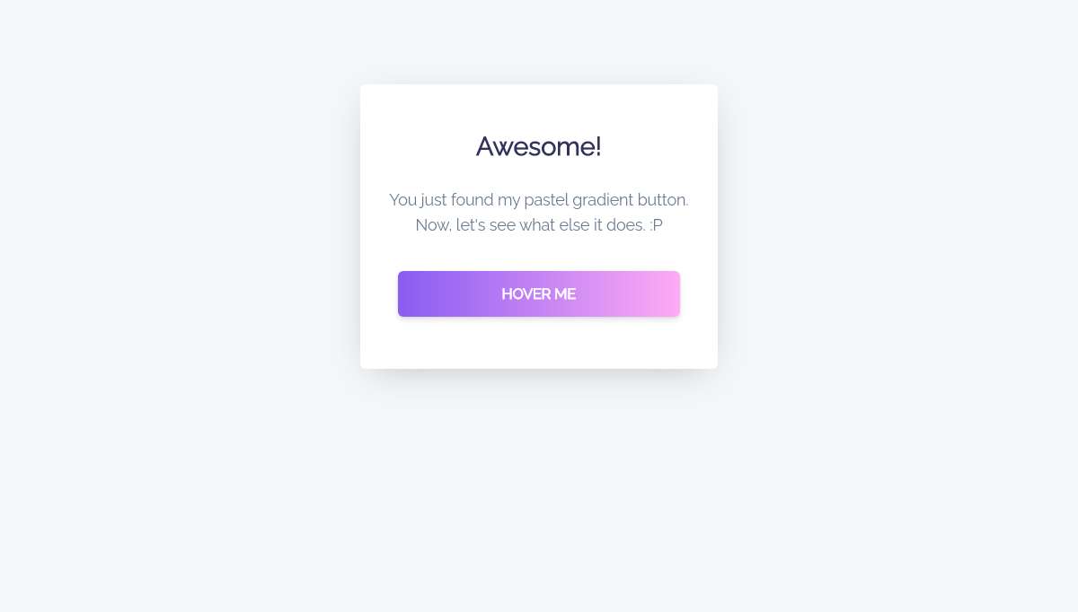 CSS Gradient Buttons - Animated gradient button