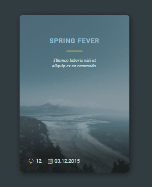 CSS Blog Cards - Blog Card with Hover State