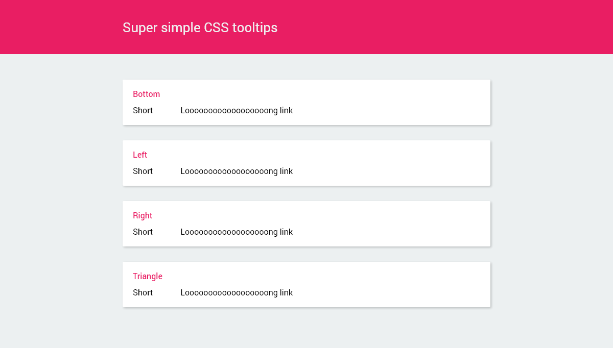 CSS Tooltips - Super Simple CSS Tooltips
