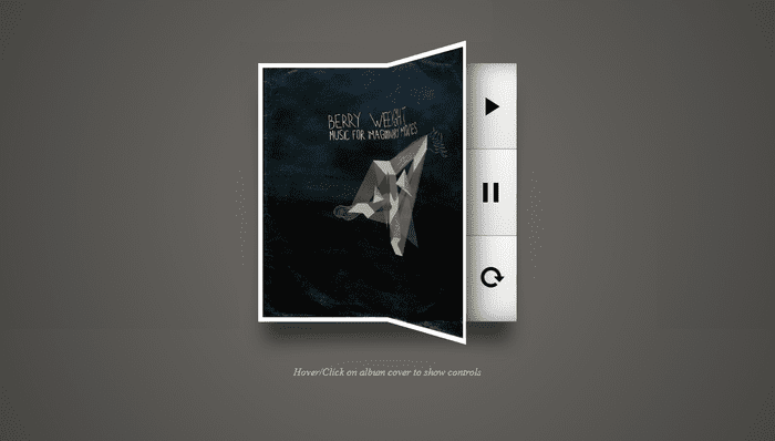JavaScript Music Players - Music player with hidden controls