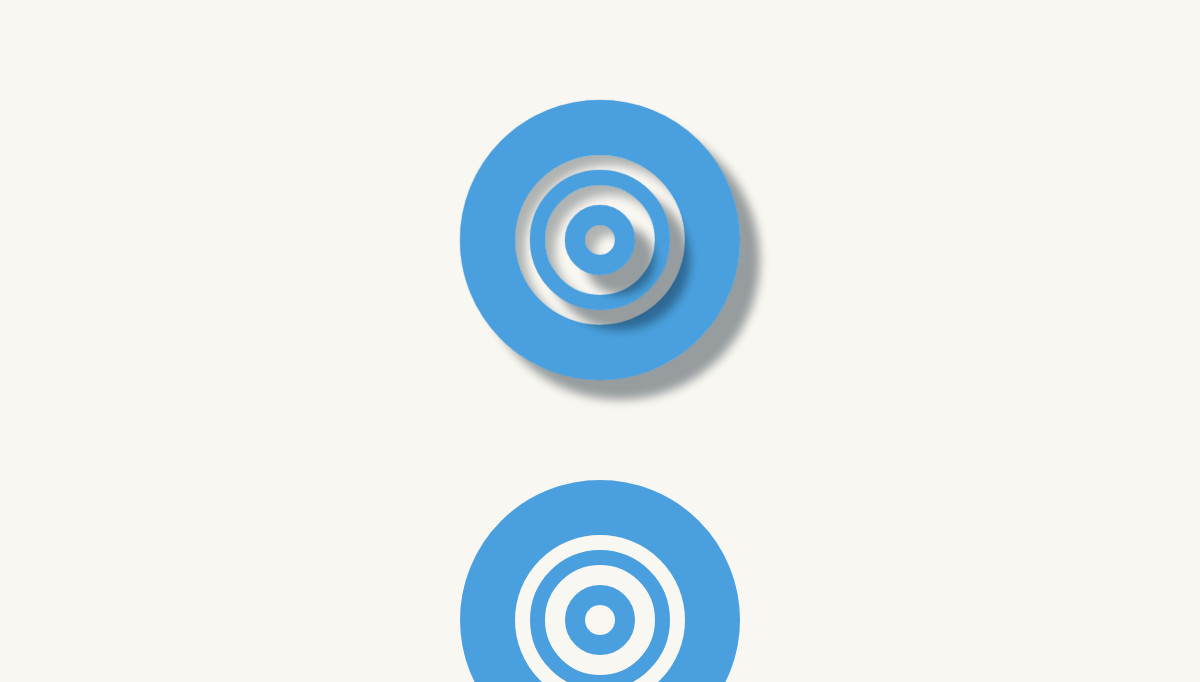 CSS Buttons - Multi-ring (Shaded) Donut Button - CSS Only