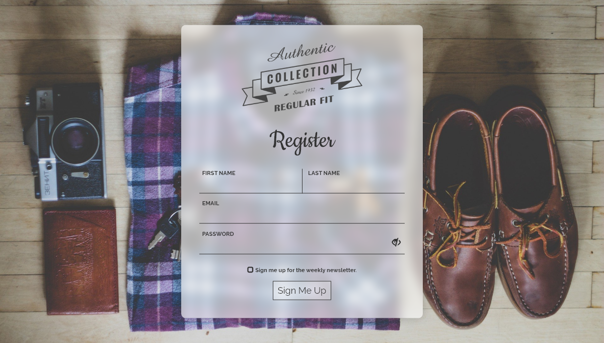 CSS Forms - Sign Up Form UI 2