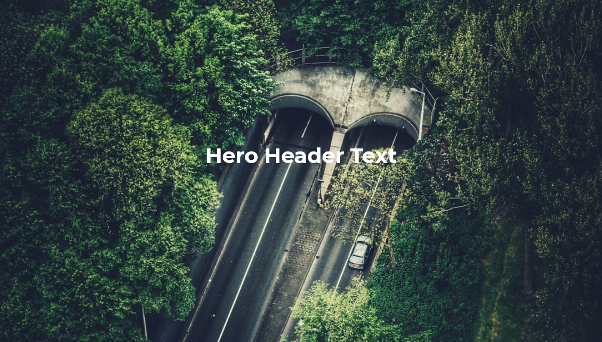 CSS Headers and Footers - Flexbox Hero Header