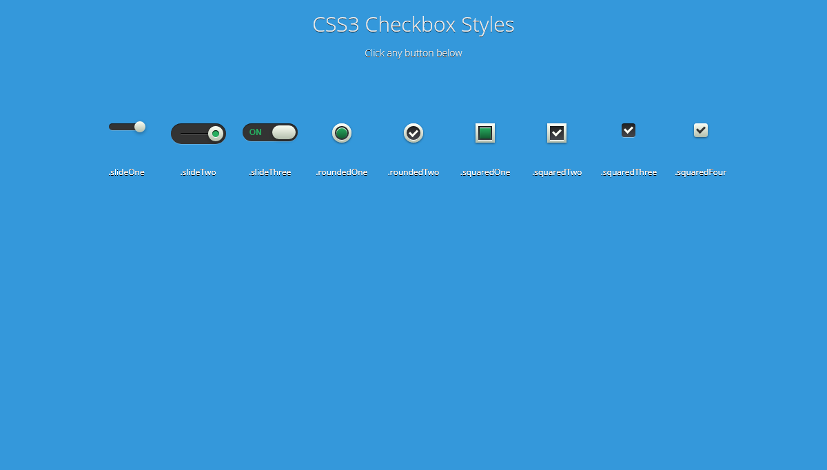 Checkboxes CSS - CSS3 Checkbox Styles