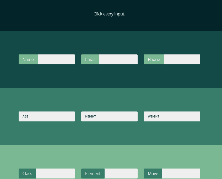CSS Input Text - Text input love