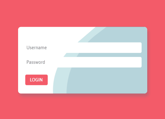 CSS Login / Registration Forms - Wavy login form