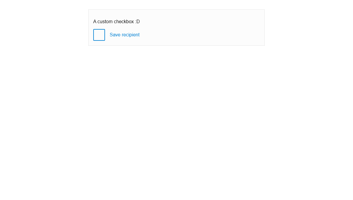 Checkboxes CSS - Custom checkbox with svg marker