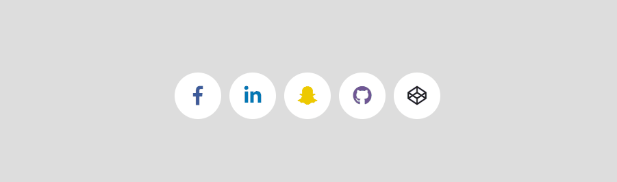 CSS Buttons - Stylish Social Buttons