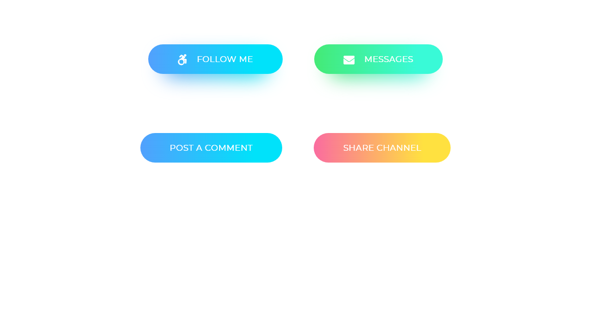 CSS Gradient Buttons - Button with gradient shadow