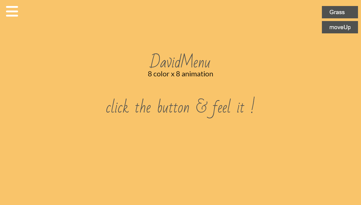 jQuery Fullscreen Menus - Full screen menu animation