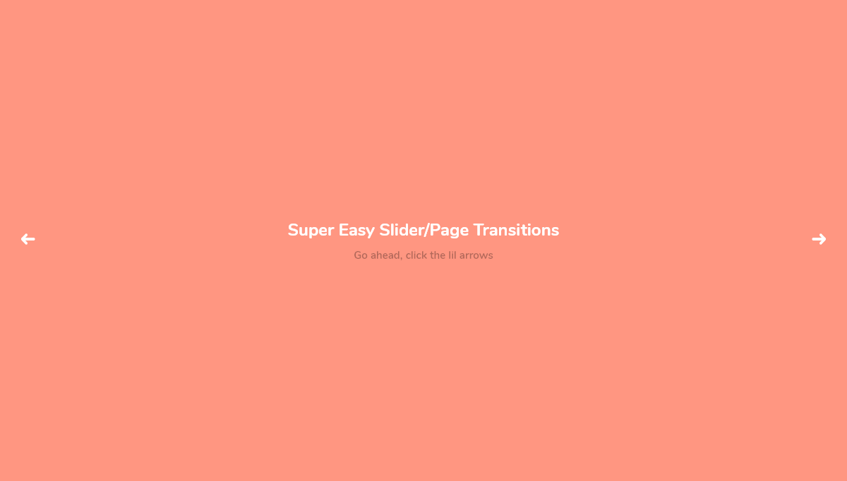 CSS Page Transitions - Easy CSS Page/Slide Transitions