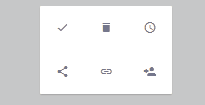 jQuery Context Menus - Material context menu grid