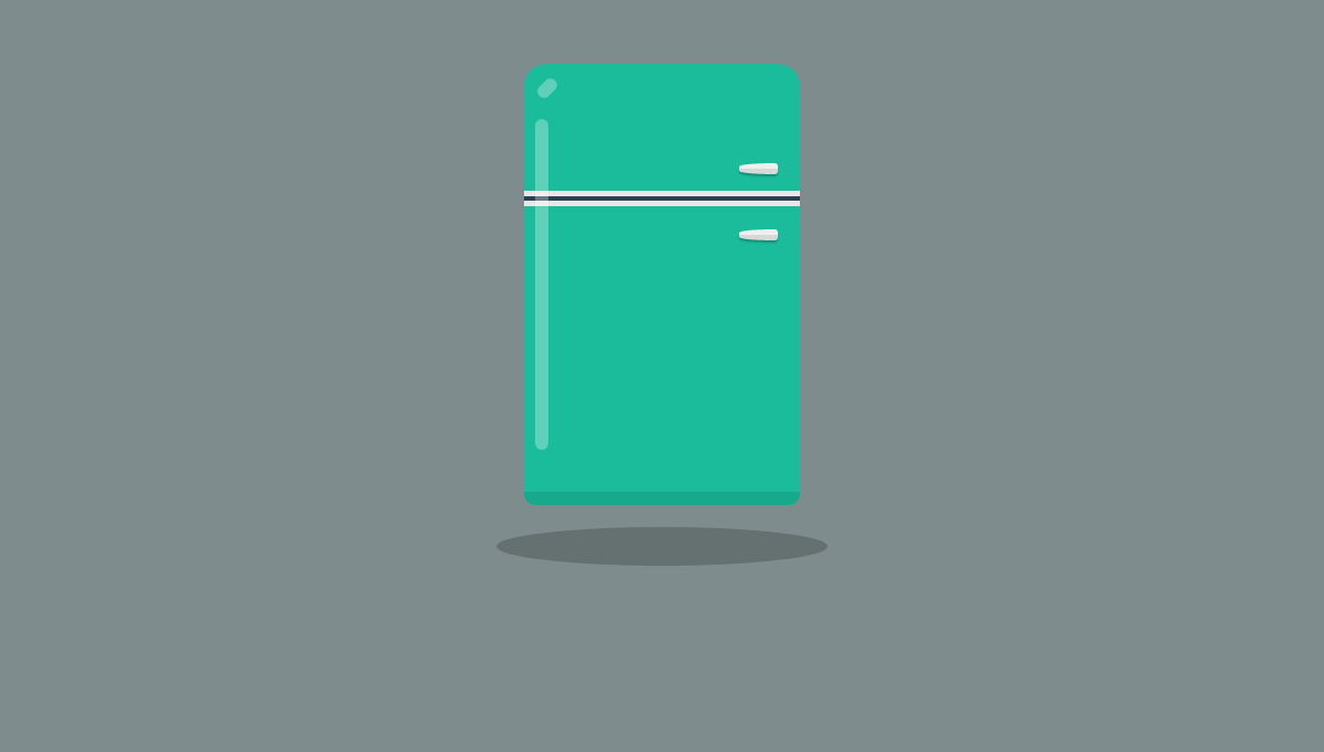CSS Illustrations - CSS Fridge Illustration
