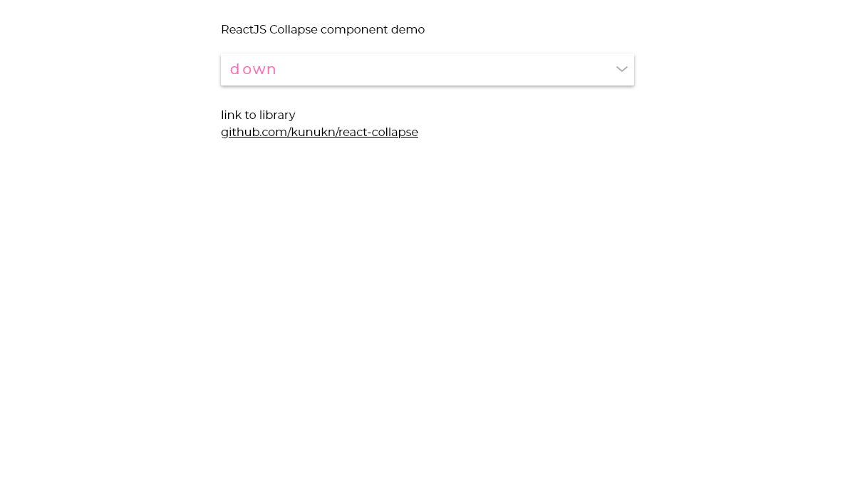 React.js Accordions - ReactJS Collapse component demo