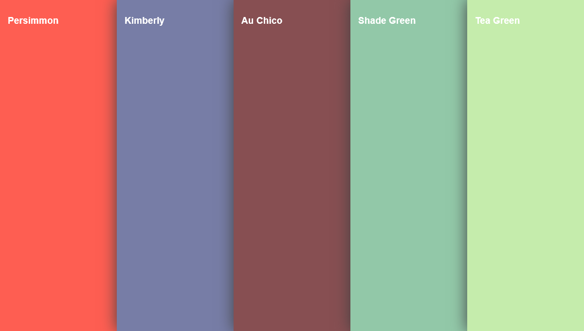 CSS Color Palettes - Color Palette - Flexbox Fridays 2